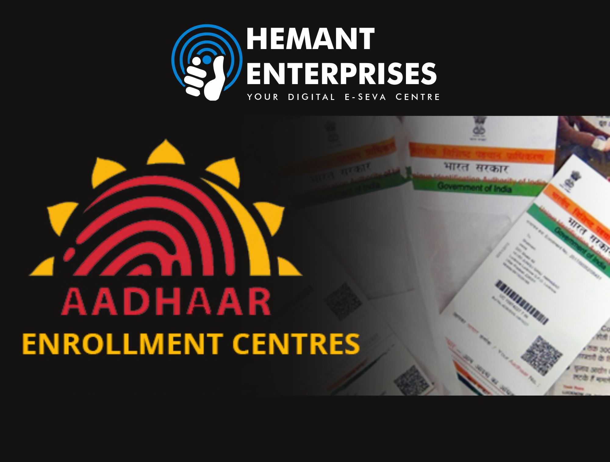 Aadhar Card<br>Enrollment Center