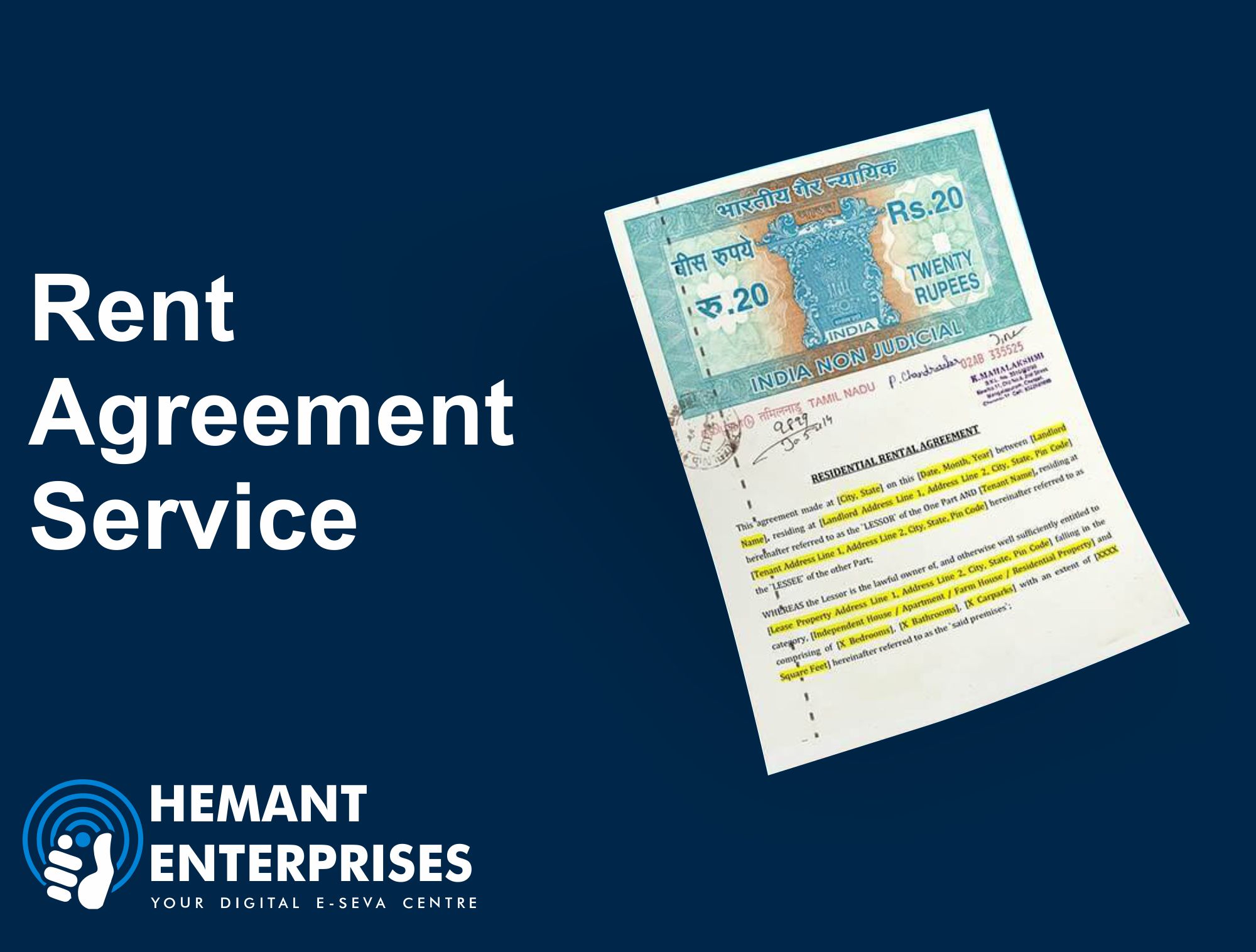 Rent Agreement<br>Service